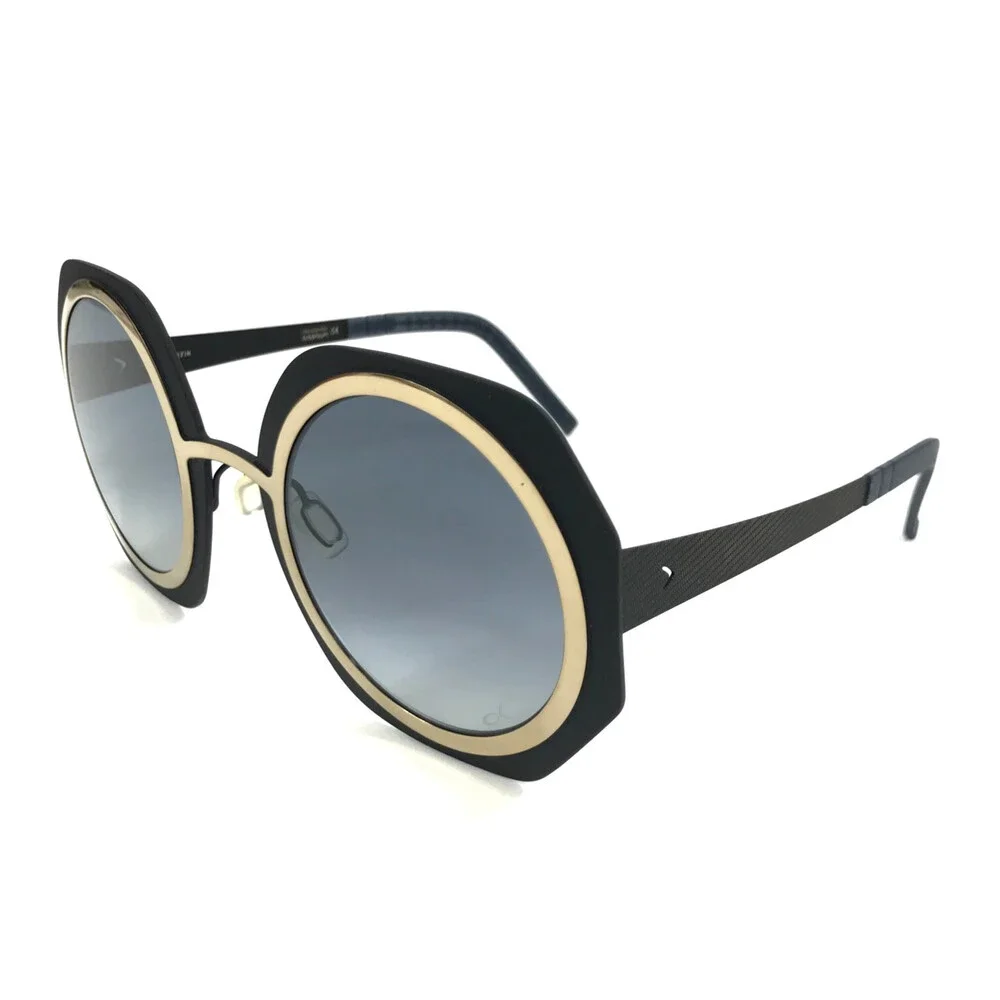 Blackfin Sunglasses CORAL COVE BF871 COL.1040 Black Gold w/ Blue Gradient Lenses